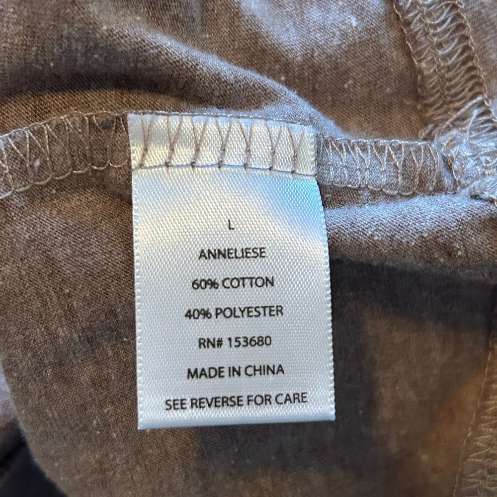Auniege “Howdy” lightweight long sleeved tshirt, L, brown - Picture 4 of 6